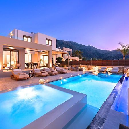 Minoas Villas Heated Pool Kournás Esterno foto